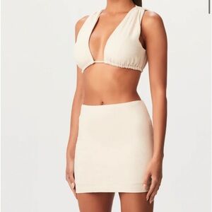 Canvas Tan naked wardrobe SKIRT ONLY